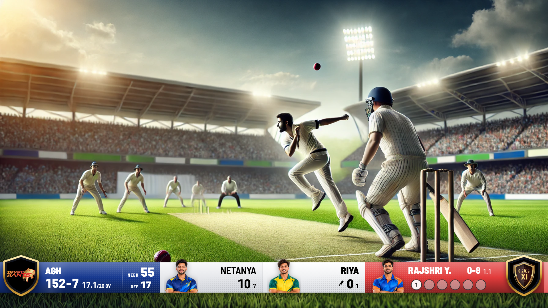 CrickPro Kaalratri Overlay Ticker — Cricket Score Overlay for Live ...